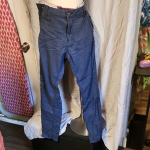 Zara Blue Chinos Versatile Straight Leg